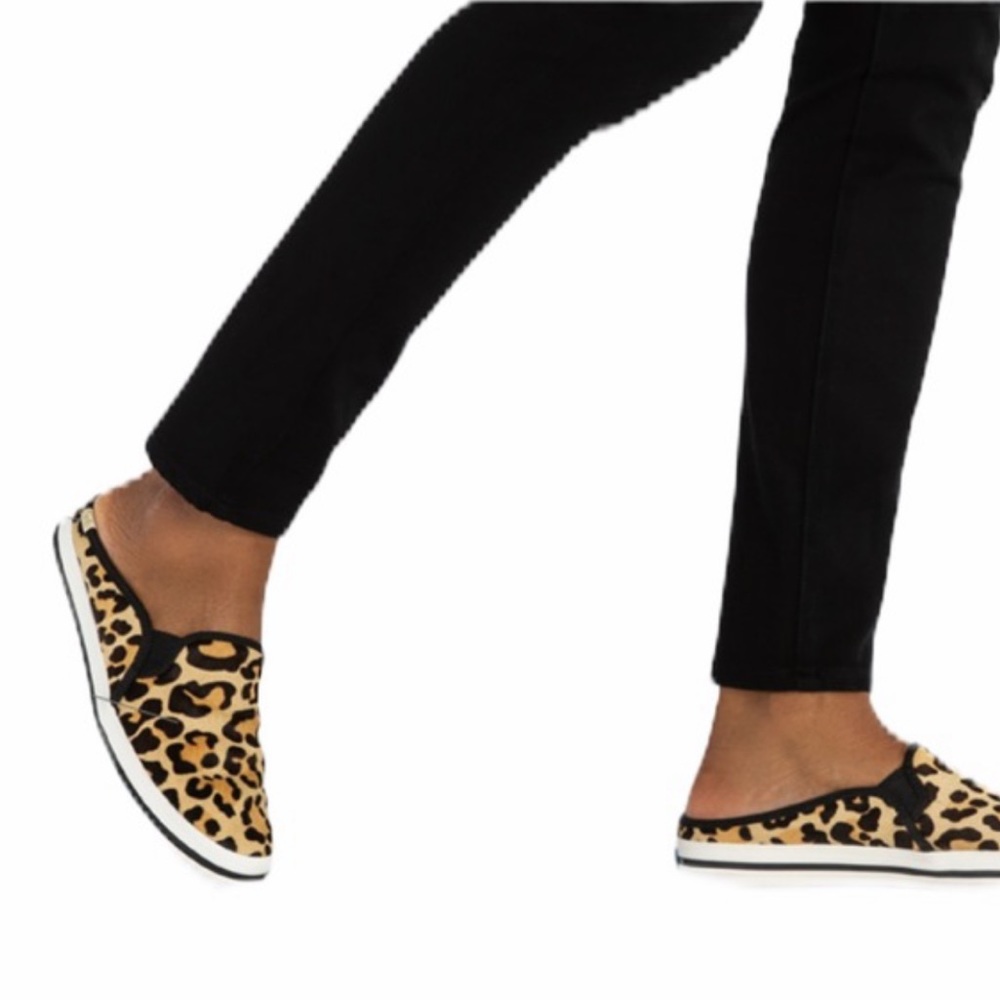 Keds x Kate Spade Double Decker Leopard Mules